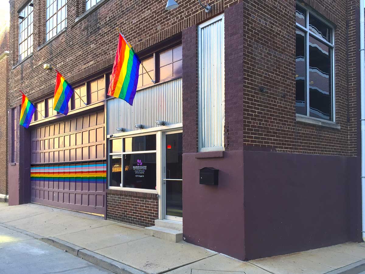 Exterior photo of the Bradbury Sullivan Center in Allentown, PA.