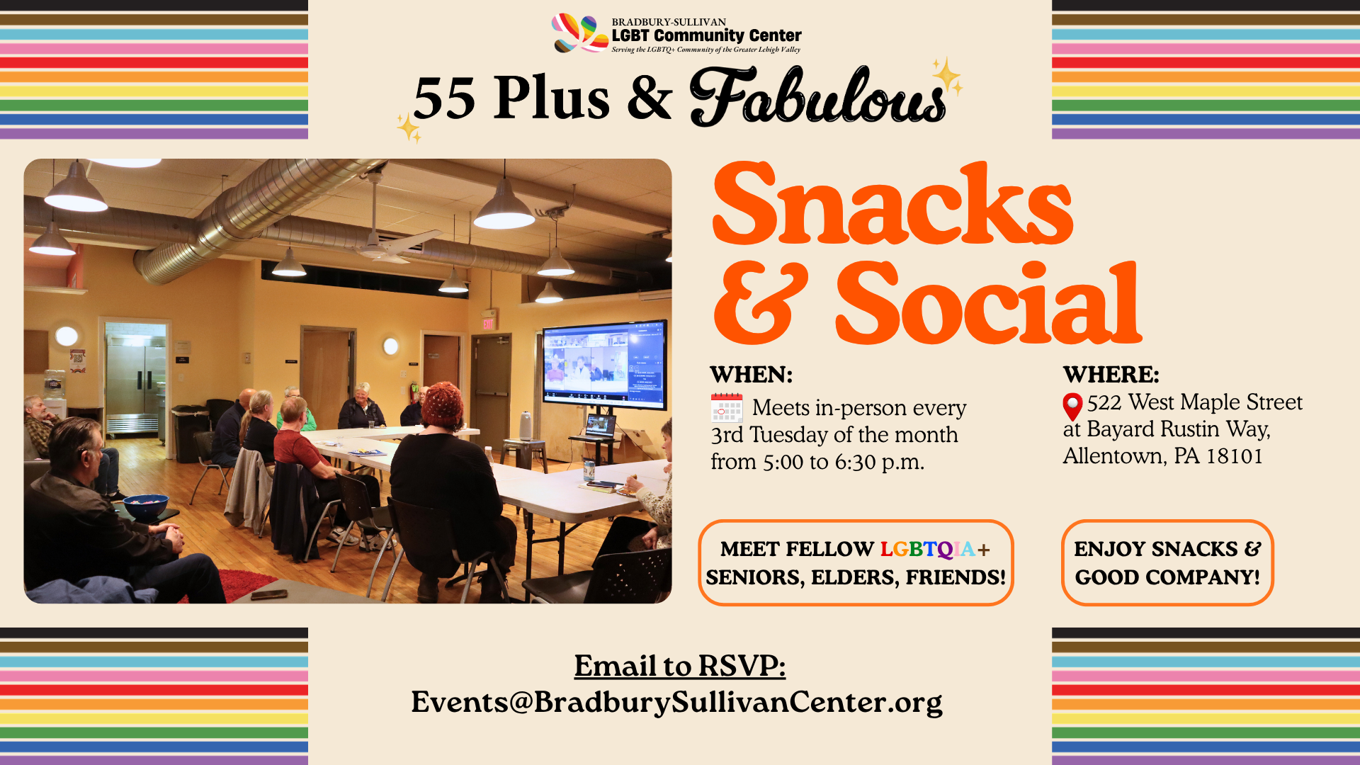 55 Plus and Fabulous community group banner